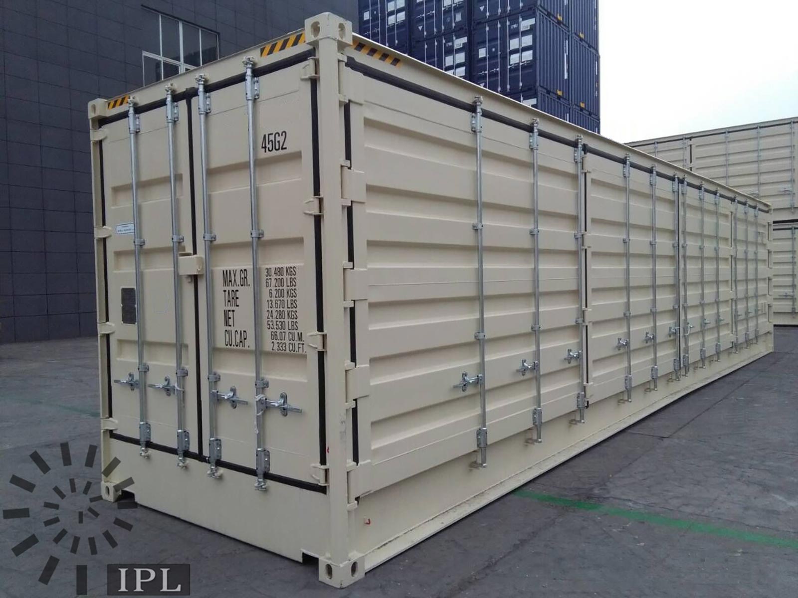 Open sided shipping containers for sale