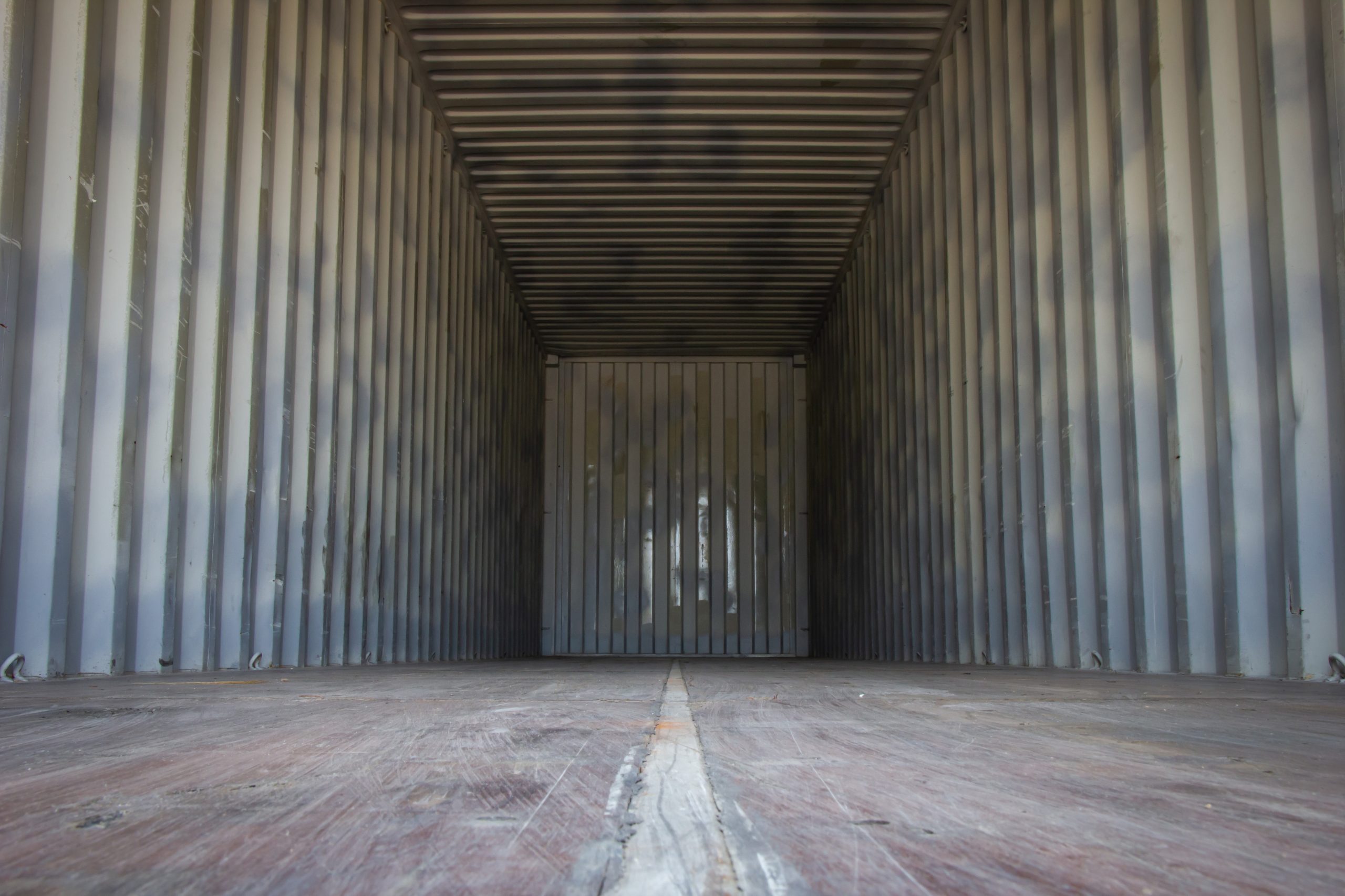 Renovating a shipping container for storage 