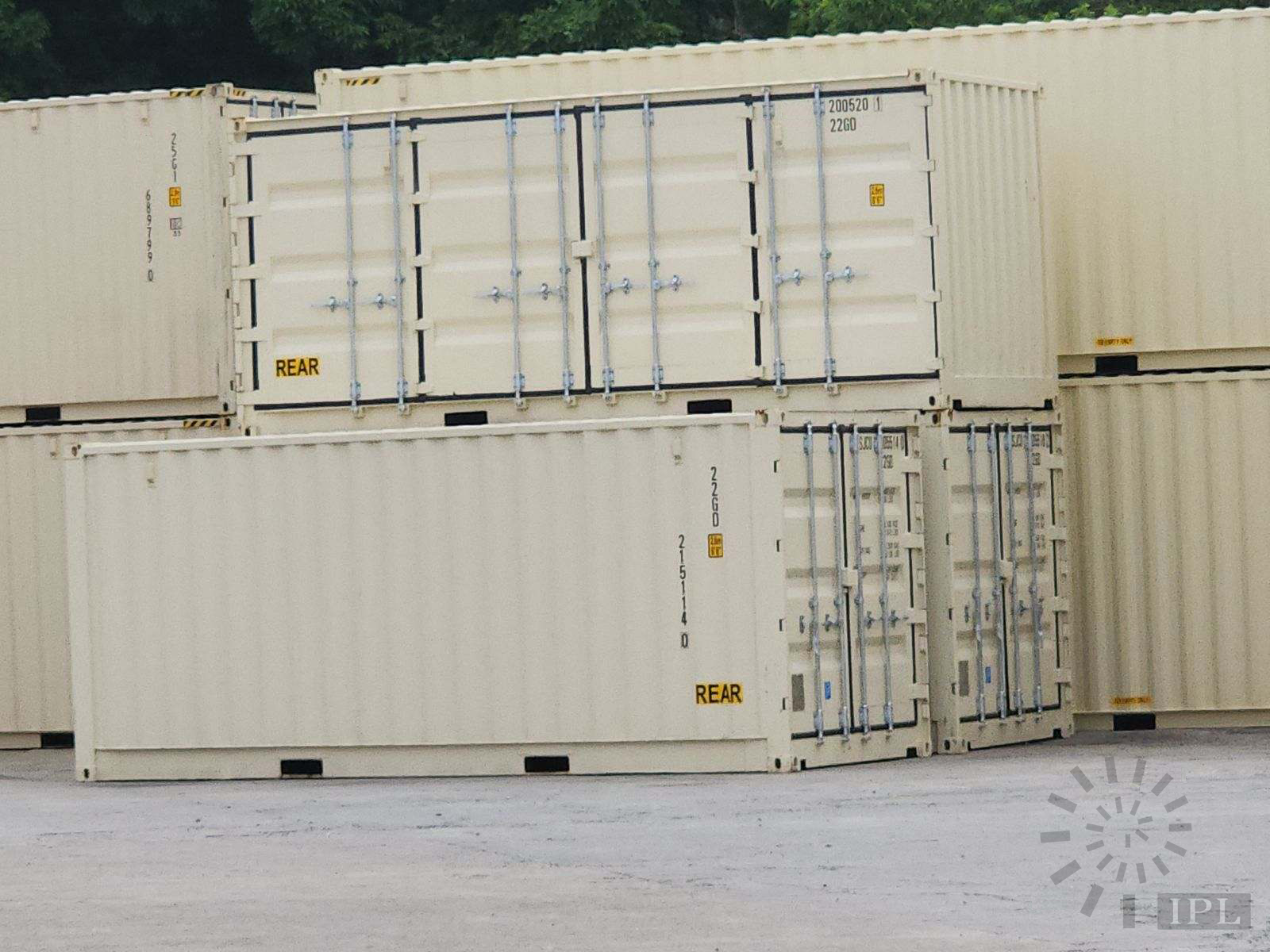 One Trip Shipping Containers with Open Sided 20 Foot Container